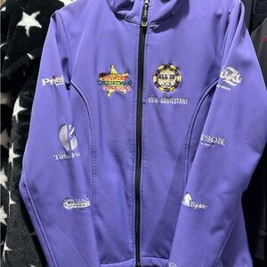 Purple 2016 All In Contestant Softshell Jacket with Embroidered Patches